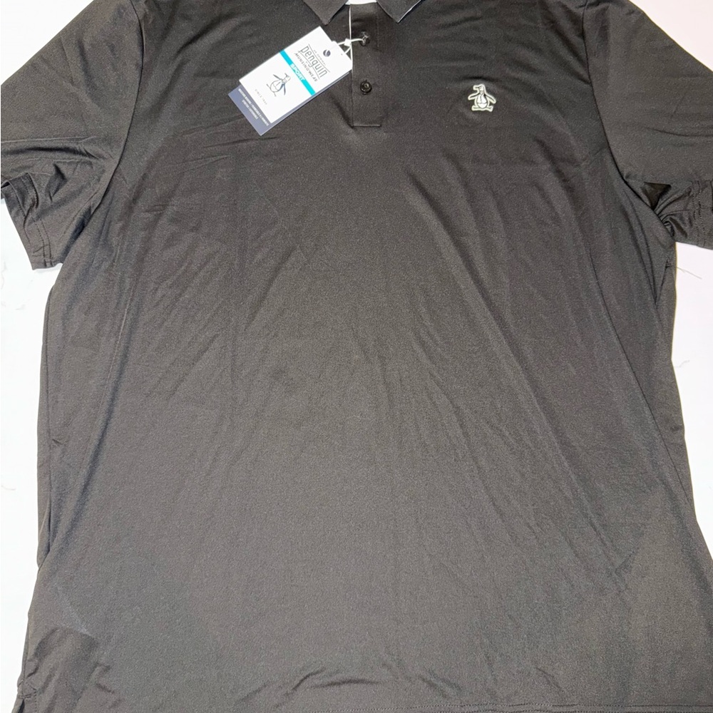 Original Penguin Charcoal Polo Shirt